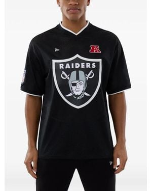 KTZ Las Vegas Raiders Nfl Oversized Mesh T-Shirt - Black