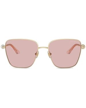 Jimmy Choo Gafas De Sol Con Montura Cuadrada - Rosa