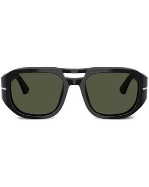 Persol スクエアフレーム サングラス - グリーン
