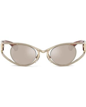 Alain Mikli Round-Frame Sunglasses - Metallic