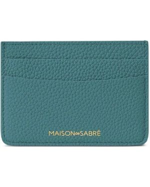 Maison De Sabre Leather Card Holder - Green