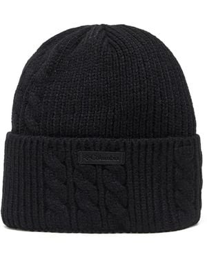 Columbia Agate Pass ケーブルニット ビーニー - ブラック