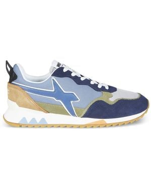 W6yz Jet-M Panelled Trainers - Blue