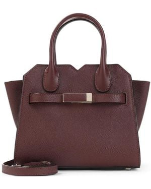 Valextra Borsa A Tracolla Milano Micro - Viola