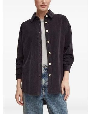 American Vintage Corduroy Button-down Shirt - ブルー