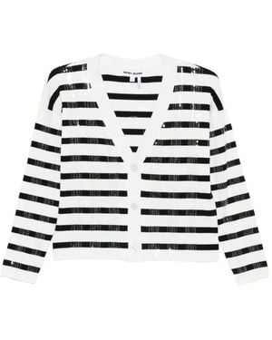 DKNY Sequin-Embellished Cardigan - White