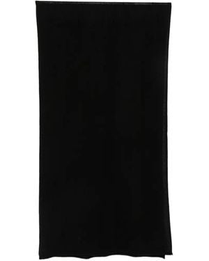 ABSOLUT CASHMERE Fine-Knit Cashmere Scarf - Black