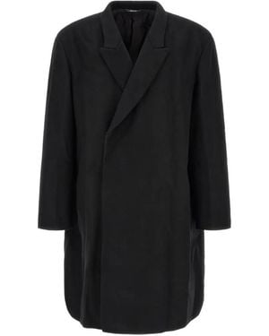 Kiko Kostadinov Epelde Double-Breasted Wool Coat - Black