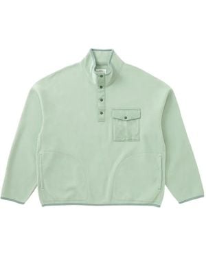 Visvim Button-Fastening Pocket-Detail Jumper - Green
