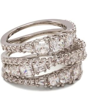 Swarovski Hyperbola Crystal-Embellished Ring - White
