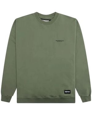 Neighborhood Circular-Logo Sweatshirt - Green