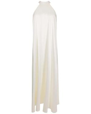 Lethicia Bronstein Bly Maxi-Halterjurk - Wit