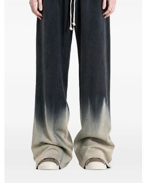RRR123 Dark Country Faster Flight Gradient-Effect Track Pants - Blue