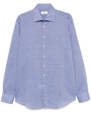 SCABAL® Linen-Cotton Shirt - Blue