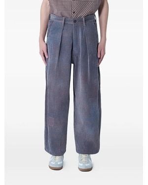 STORY mfg. Pantalon En Velours Côtelé - Blue