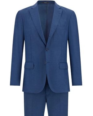 BOGGI Virgin Wool Suit - Blue