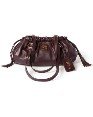Miu Miu Borsa A Spalla Joie - Marrone