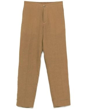 Sandro Hose Aus Leinen - Natur