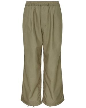 Comme des Garçons Elasticated Drawstring Trousers - Green
