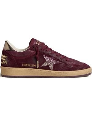 Golden Goose Ball Star Trainers - Brown