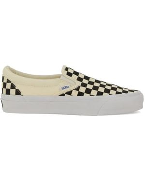Vans 98 Checkerboard Slip-On Sneakers - White