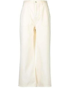 CHRISTY LYNN Dorian Pocket-Detail Trousers - White