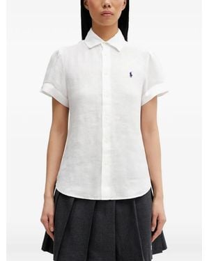 Polo Ralph Lauren Kurzärmeliges Hemd - Weiß
