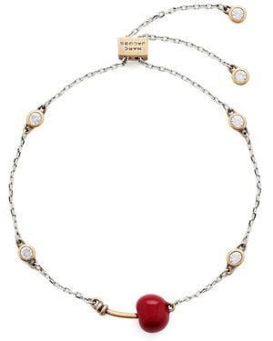 Marc Jacobs Cherry Slider Bracelet - White