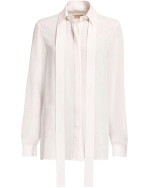 Elie Saab Silk Shirt - White