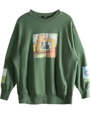 Undercover Graphic-Print Sweatshirt - Green