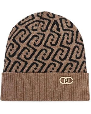 Liu Jo Berretto Con Monogramma - Marrone