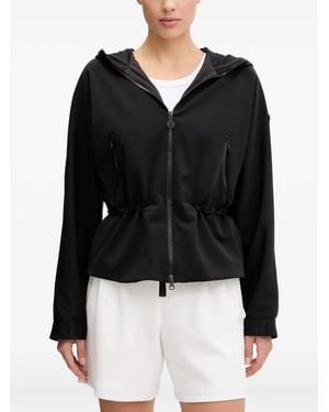 Sportalm Embroidered Drawstring Jacket - Black