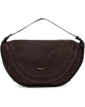 Marc O' Polo Suede Shoulder Bag - Brown