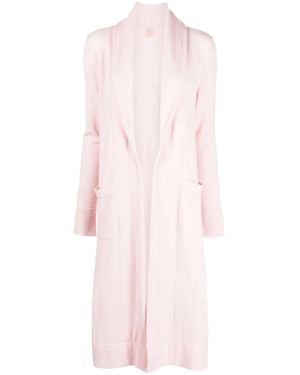 Teddy Cashmere Venzia Open-Front Cashmere Cardigan - Pink