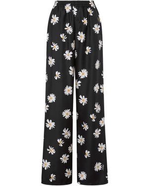 Moschino Silk Trousers - Black