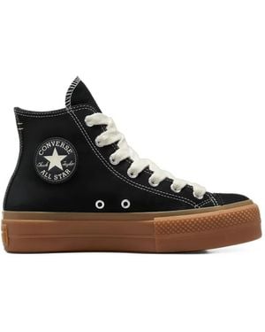 Converse Chuck Taylor All Star Lift Trainers - Black