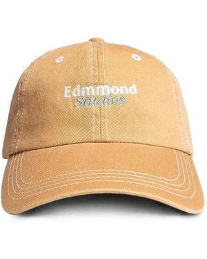 Edmmond Studios Gorra Con Logo Bordado Y Costuras En Contraste - Neutro