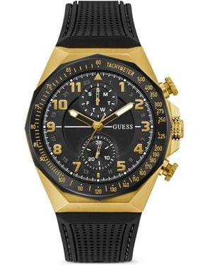 Guess Multi-Function Tachymeter 46Mm Watch - Gray