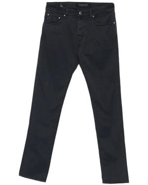 Hand Picked Ravello Jeans Mit Logo-Patch - Schwarz