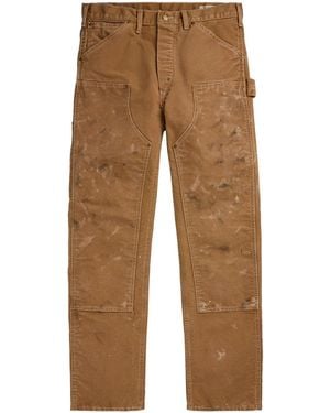 RRL ロゴパッチ ジーンズ - ブラウン
