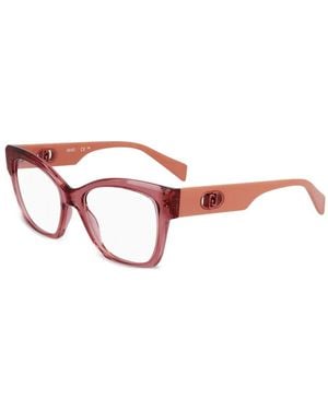 Liu Jo Brille Mit Logo-Schild - Pink