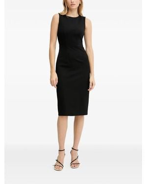 Marciano Zip-up sleeveless midi dress - Schwarz