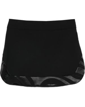 PUCCI Hem-Pattern Skirt - Black