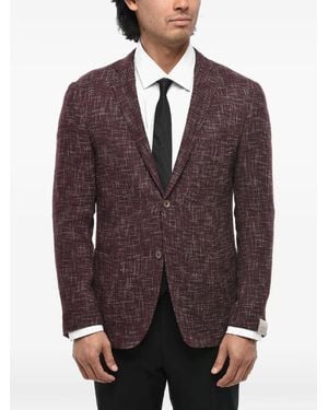 Corneliani Notch-Lapel Blazer - Brown