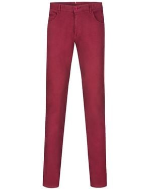 Billionaire Den Broek Met Geborduurd Logo - Rood