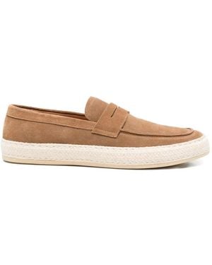 SERGIO MORETTI FIRENZE Suede Espadrilles - White