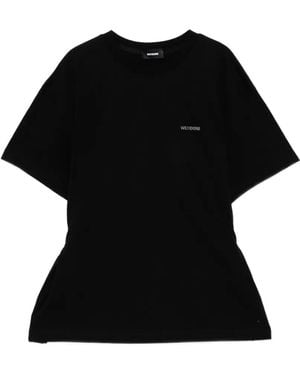 we11done Crewneck Logo T-Shirt - Black