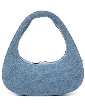 Coperni Swipe Denim Tote Bag - Blue