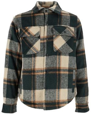 Schott Nyc Check-Pattern Jacket - Black
