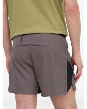 adidas Terrex Multi Trail Logo-Print Running Shorts - Green